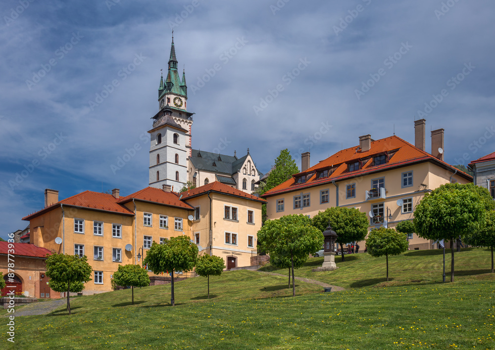 The Main Square of Kremnica - Central Slovakia The Main Square of Kremnica - Central Slovakia
