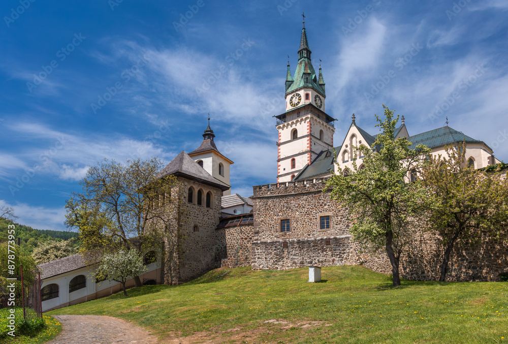 The catholic church St. Catherine in Kremnica - Central Slovakia The catholic church St. Catherine in Kremnica - Central Slovakia
