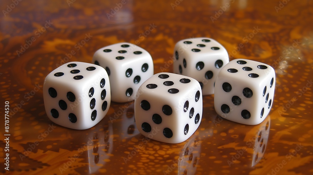Numerous d six dice use in the table game Numerous d six dice use in the table game