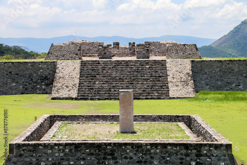 Pre-Hispanic Pyramids of Mexico in the Archaeological Zone of Xochicalco, Morelos