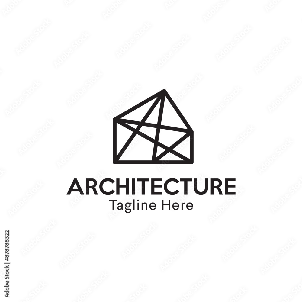 Fototapeta premium Architecture logo design inspiration concept for your company
