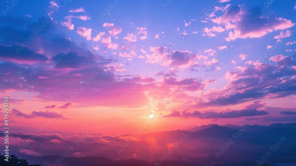 Obraz premium Free good morning scene wallpaper background photo