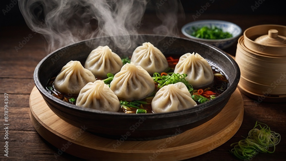 Xiaolongbao - Soup-filled dumplings from Shanghai. Xiaolongbao - Soup-filled dumplings from Shanghai.