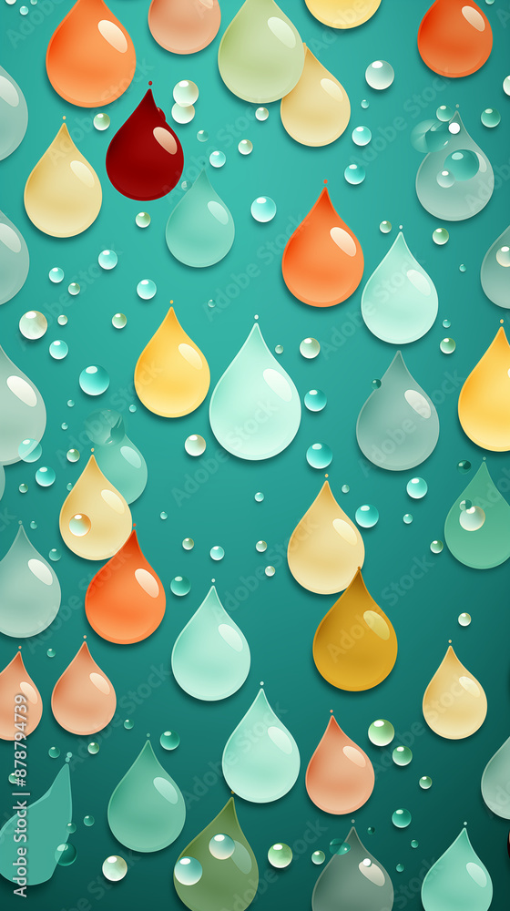 Drops of Colorful Water Paint on Green Background, Abstract Image, Texture, Pattern Background, Wallpaper, Smartphone Cover and Screen, Computer, Laptop, Cell Phone, 9:16 and 16:9 Format - PNG Drops of Colorful Water Paint on Green Background, Abstract Image, Texture, Pattern Background, Wallpaper, Smartphone Cover and Screen, Computer, Laptop, Cell Phone, 9:16 and 16:9 Format - PNG