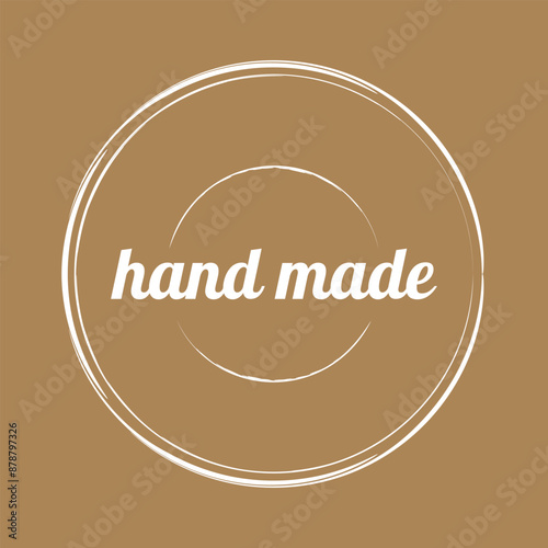 Hand made rubber stamp