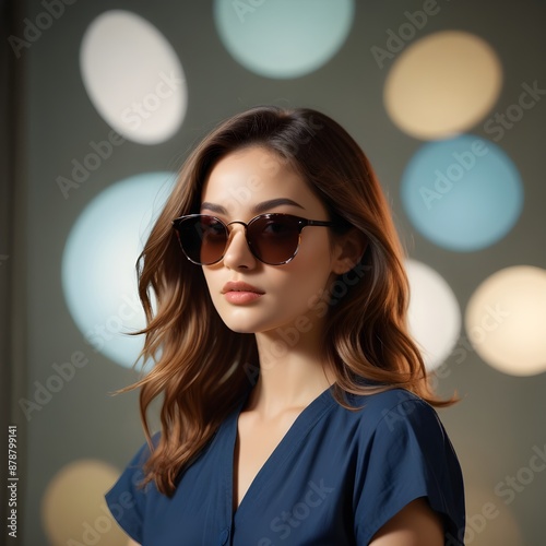 portrait of a woman in sunglasses