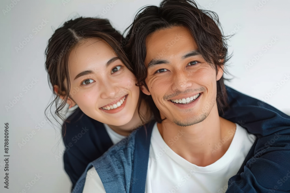 笑顔の男女
笑顔の男女