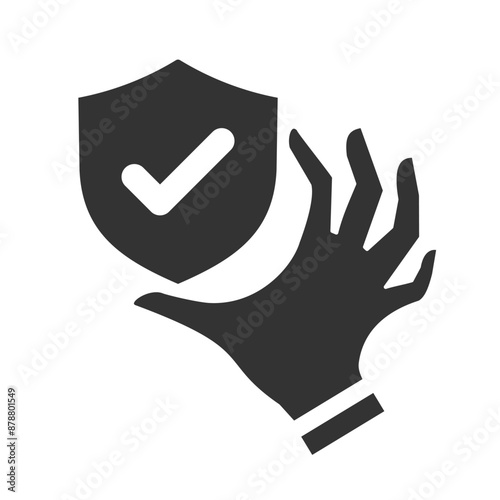 business insurance icon. protection business icon for apps and websites