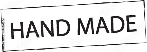 Hand made rubber stamp