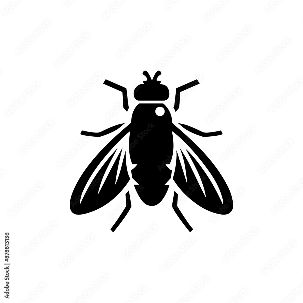 A fly vector silhouette illustration eps A fly vector silhouette illustration eps