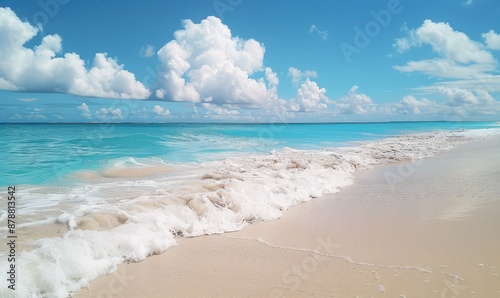 A Serene View of a Beautiful Beach