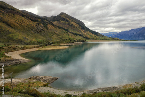 Tranquil Lake in the mountains