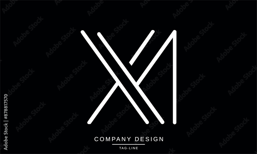 XM, MX, X, M Abstract Letters Logo Monogram design Font Icon Vector XM, MX, X, M Abstract Letters Logo Monogram design Font Icon Vector