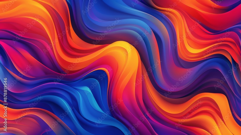 The pattern shows organic shapes in motion in an abstract way The pattern shows organic shapes in motion in an abstract way