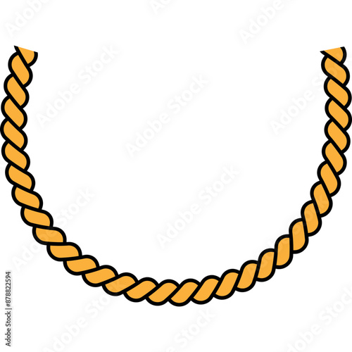 Cute & Attractive Brown Rope Element