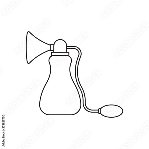 Breast milk sucker icon