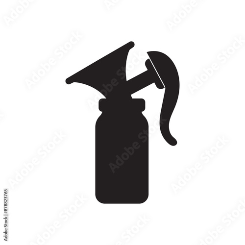 Breast milk sucker icon