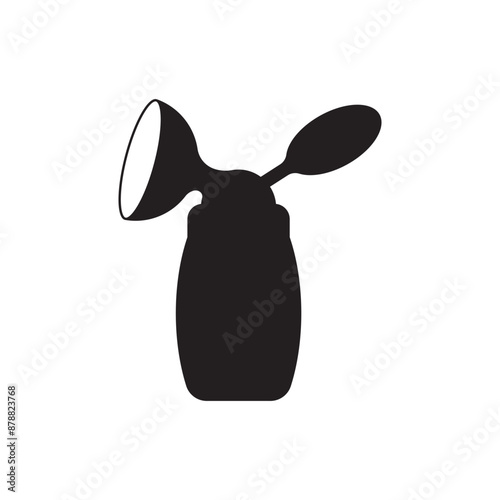 Breast milk sucker icon