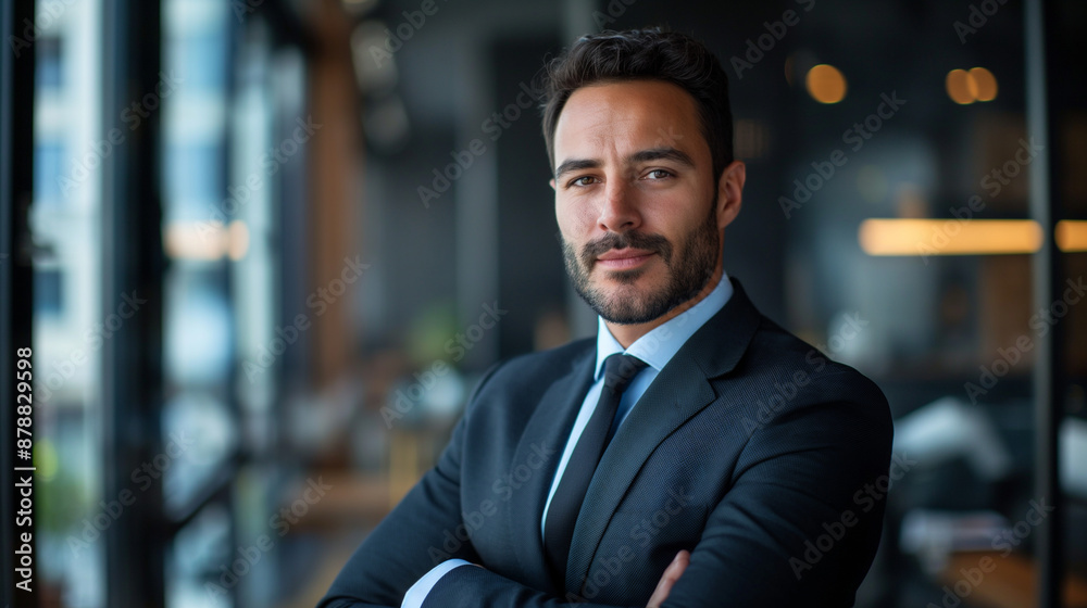 Businessman in a conference room having a meeting, highly professional photo picture with crisp details and vibrant colors, businessman, with copy space Businessman in a conference room having a meeting, highly professional photo picture with crisp details and vibrant colors, businessman, with copy space
