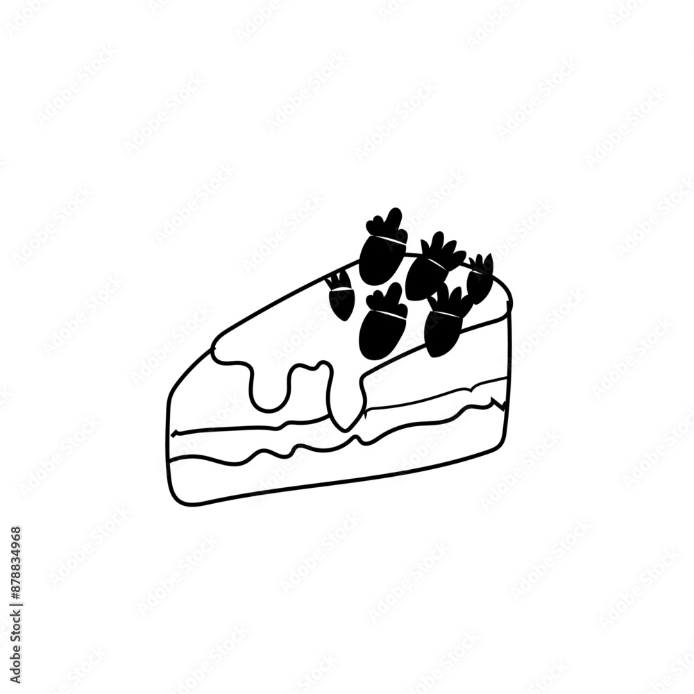 Bolo Padaria da Vovó Ilustração Sticker