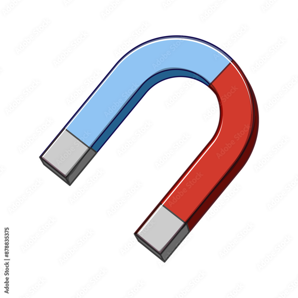 capture magnet cartoon. strategy person, strength candidate, red employment capture magnet sign. isolated symbol vector illustration capture magnet cartoon. strategy person, strength candidate, red employment capture magnet sign. isolated symbol vector illustration