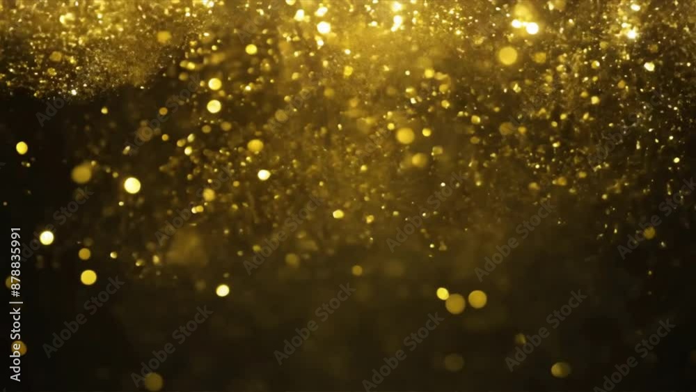 glitter lights grunge background, gold glitter defocused abstract Twinkly Lights Background.