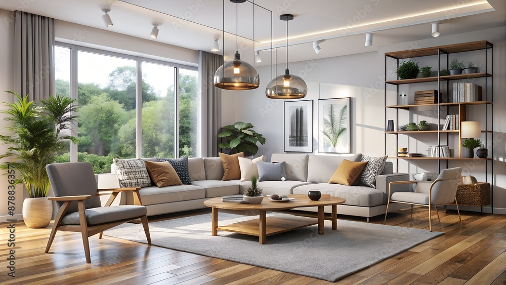 Fototapeta premium living room interior