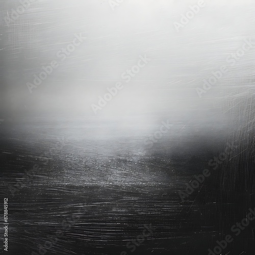 Abstract graphite fog grain texture background featuring a delicate grainy gradient, perfect for an ethereal and sophisticated poster cover concept. 