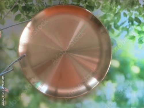 Table manner with vintage plate