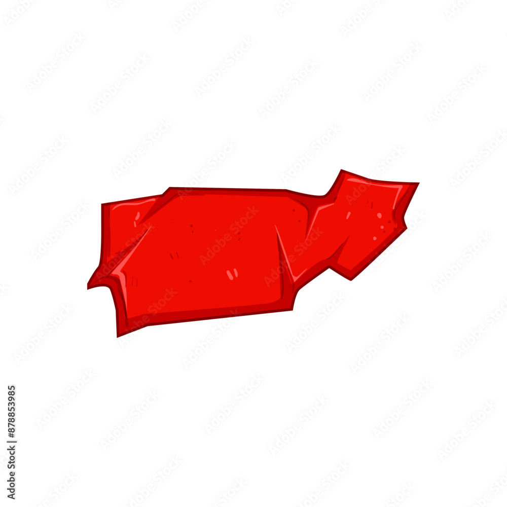 cut red tape cartoon. sticker grand, new banner, business gift cut red tape sign. isolated symbol vector illustration cut red tape cartoon. sticker grand, new banner, business gift cut red tape sign. isolated symbol vector illustration