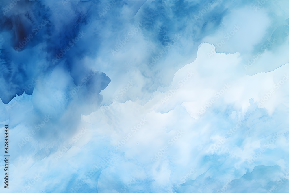 Watercolor blue background, hand painted Watercolor blue background, hand painted