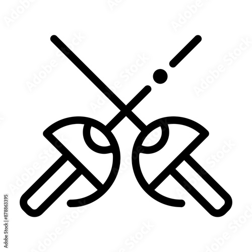 anggar Line Icon