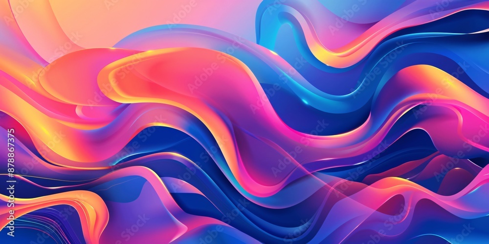 Abstract Swirling Vibrant Colors Abstract Swirling Vibrant Colors