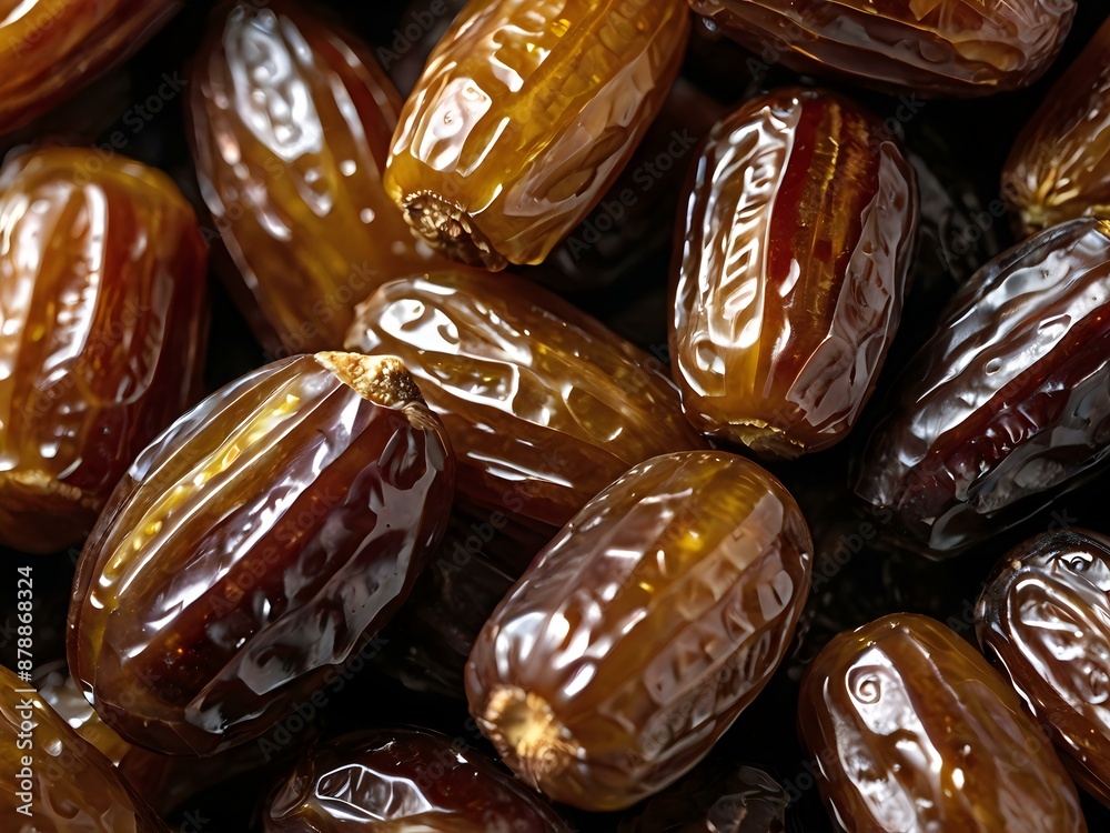 dates close up. date palm background. Date palm on a traditional craftsman market.Horizontal image. dates close up. date palm background. Date palm on a traditional craftsman market.Horizontal image.