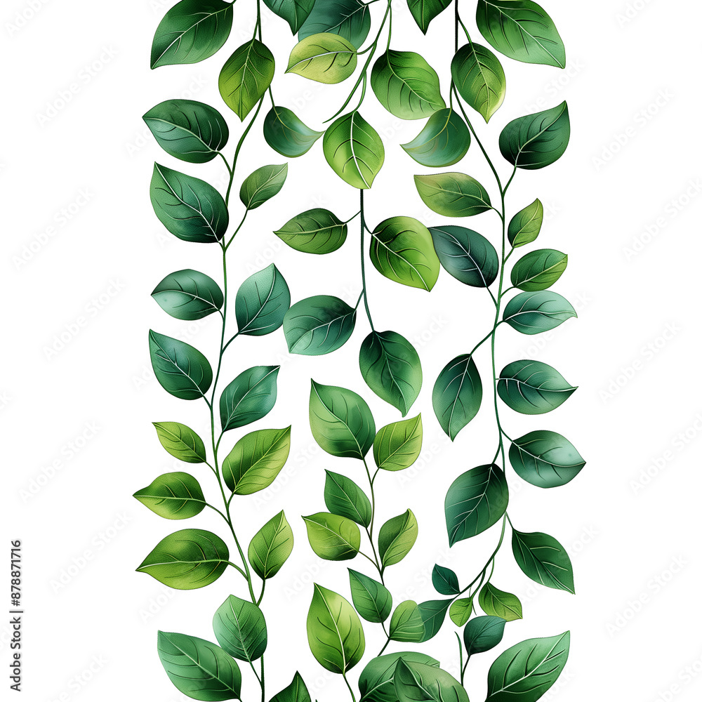 seamless pattern with green leaves seamless pattern with green leaves