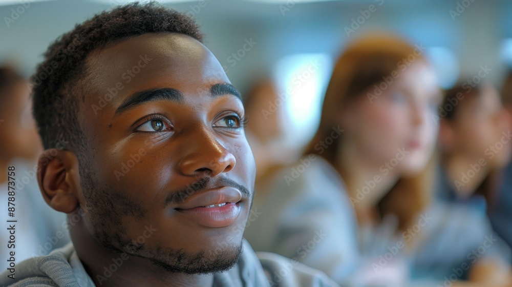 A student asking a question in class, teacher responding thoughtfully A student asking a question in class, teacher responding thoughtfully