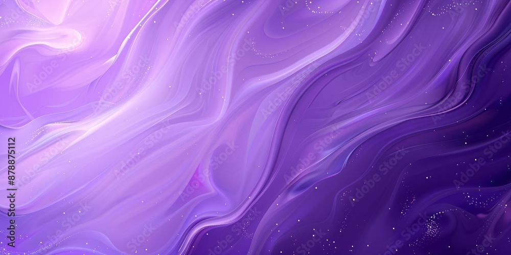 Abstract Purple Swirls with White Glimmering Dust Abstract Purple Swirls with White Glimmering Dust