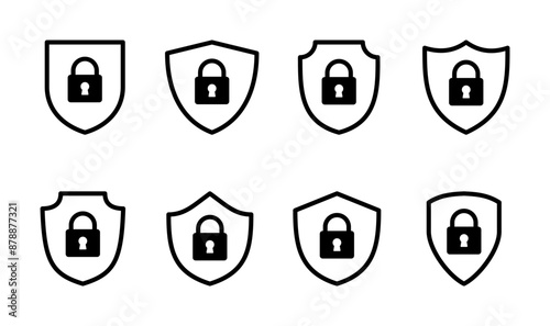 Security icon set. protection icon. privacy. vpn