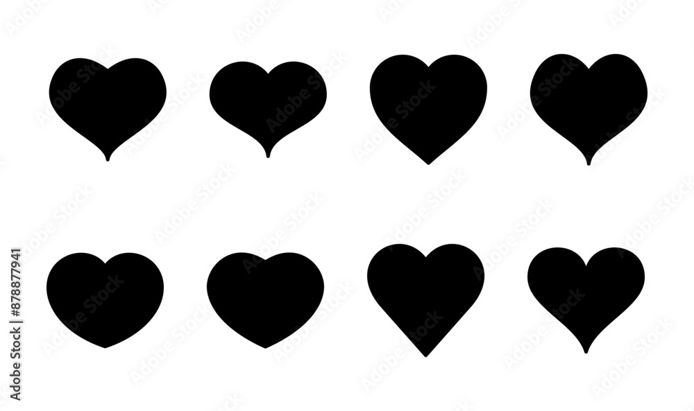 Love icon set. Heart icon vector. Like icon vector. Love icon set. Heart icon vector. Like icon vector.