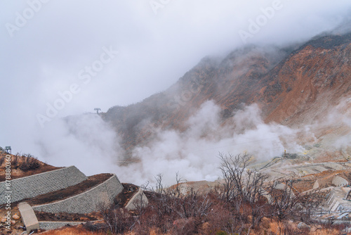 mountain, clouds, sky
