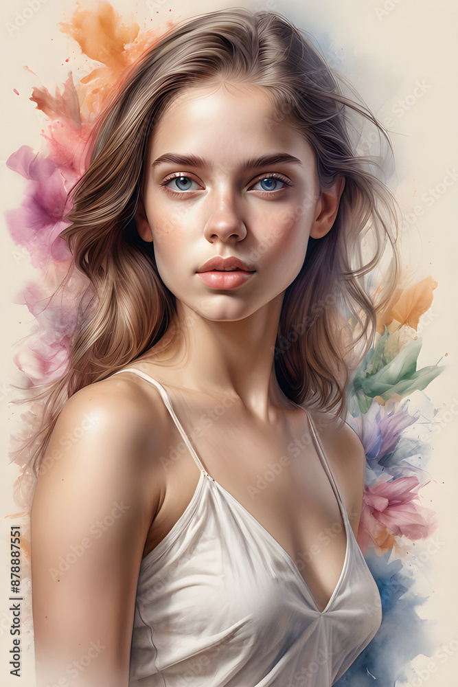Fototapeta premium a woman Generative AI