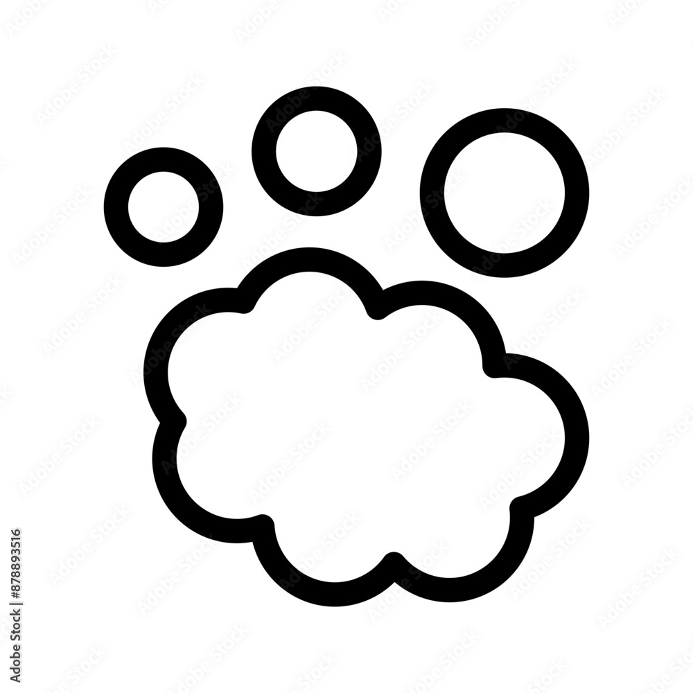 Bubble Icon Vector Symbol Design Illustration Bubble Icon Vector Symbol Design Illustration