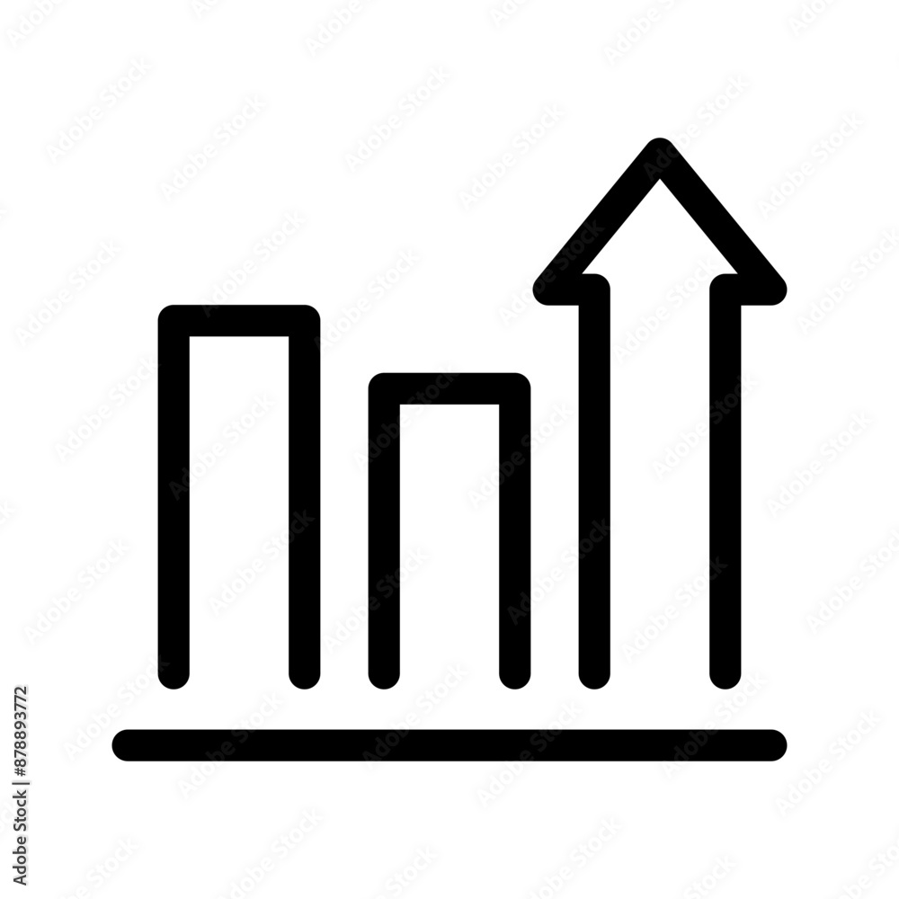 Growth Icon Vector Symbol Design Illustration Growth Icon Vector Symbol Design Illustration