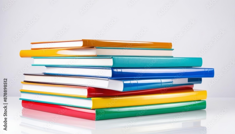 on student 4 reading white college glossy library colored graduation book education books text olated on student 4 reading white college glossy library colored graduation book education books text olated