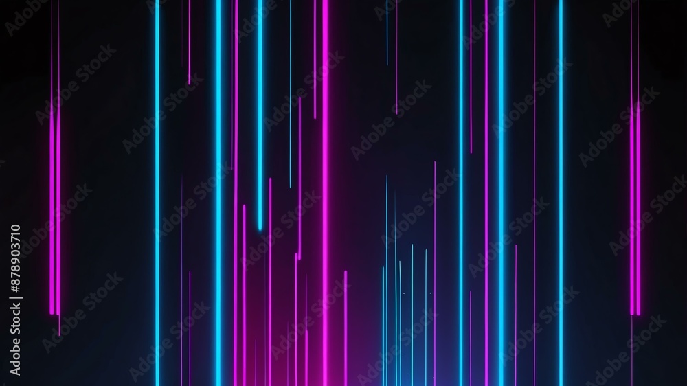 Fototapeta premium abstract futuristic neon pink and electric blue vertic background