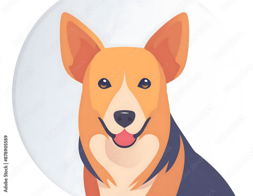 Chinese Zodiac Dog Cartoon Illustration Chinese Zodiac Dog Cartoon Illustration