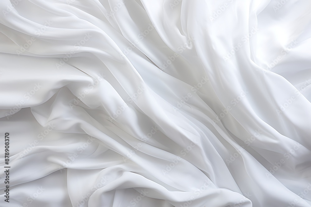 White Satin Cloth Texture Background White Satin Cloth Texture Background