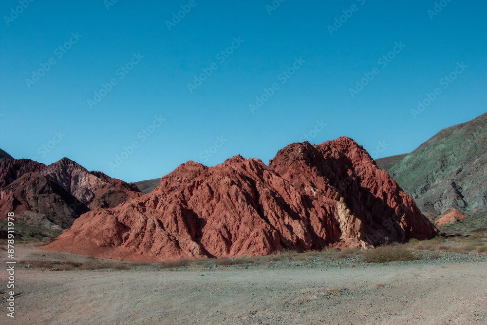 Red canyon colorful mountains Red canyon colorful mountains