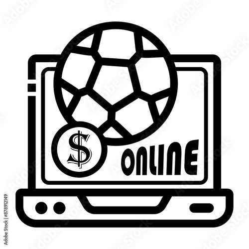 soccer Line Icon