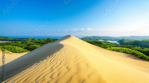 The Peaceful Landscapes of Tottori Sand Dunes